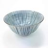 Mino Ware Chawan 5.0 Inch Rice Bowls 5-Pattern Set with Gift Box, Ceramic Mino Yaki, White, 5.1 X 2.6 Inches