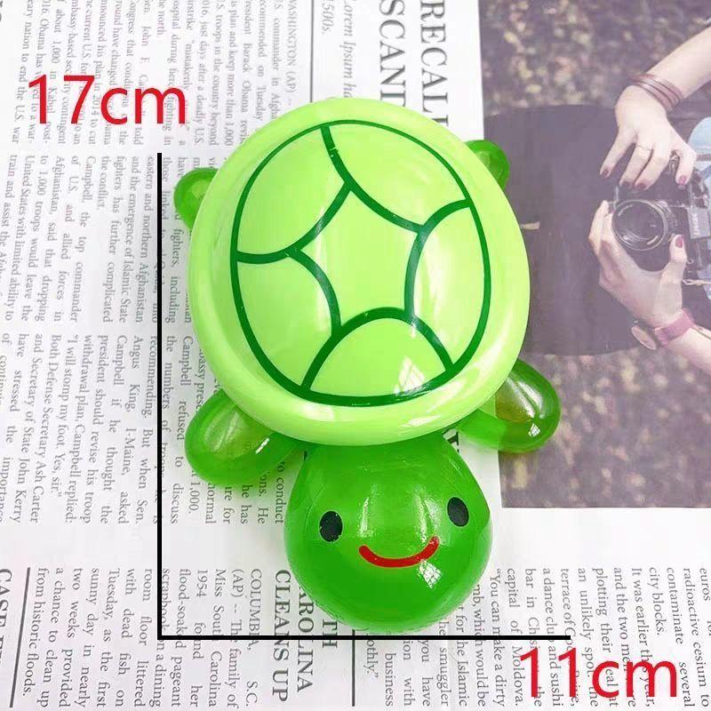 17cm Luminous Turtle Storage Box with Openable Lid Cute Cartoon Turtle Home Decor Craft Turtle Storage Case Oversized Turtle Toy