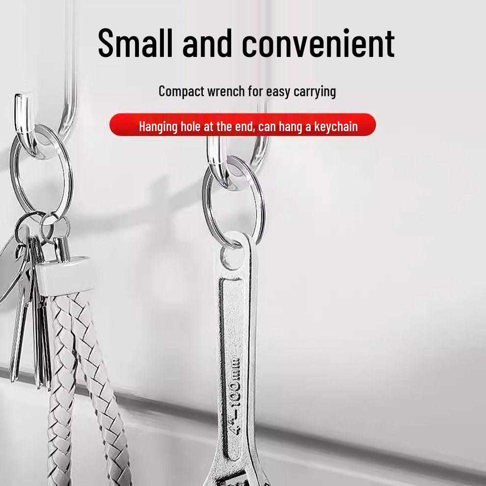 Universal Adjustable 4" & 6" Mini Multi-Function Plumbing Wrench Tool