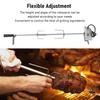 Grill Rotisserie Kit 33lb Load Bearing Easy Assembly Stable Rotating Rotisserie Motor Spit Rod Kit for Outdoor BBQ EU Plug 220V