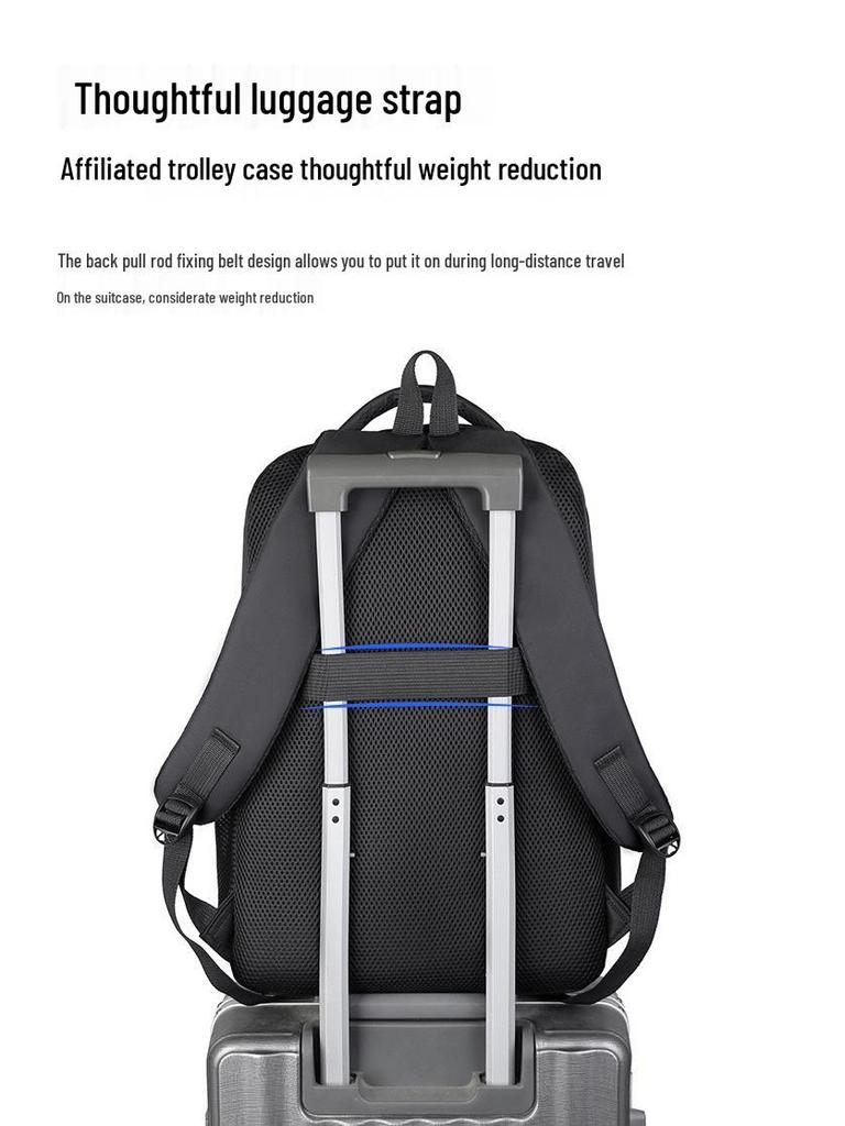 Sac à dos pour homme haut de gamme, polyvalent et minimaliste - Durable et élégant pour le travail, les voyages et les ordinateurs portables