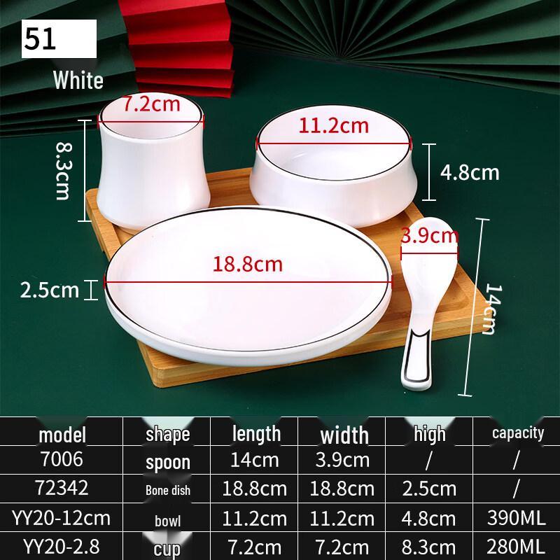 

Commercial Melamine Tableware Set