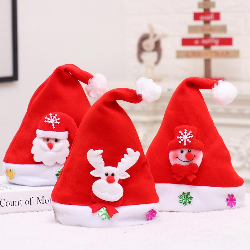 2025 Luminous Christmas Hat: Snowman & Reindeer Design for Kids & Adults