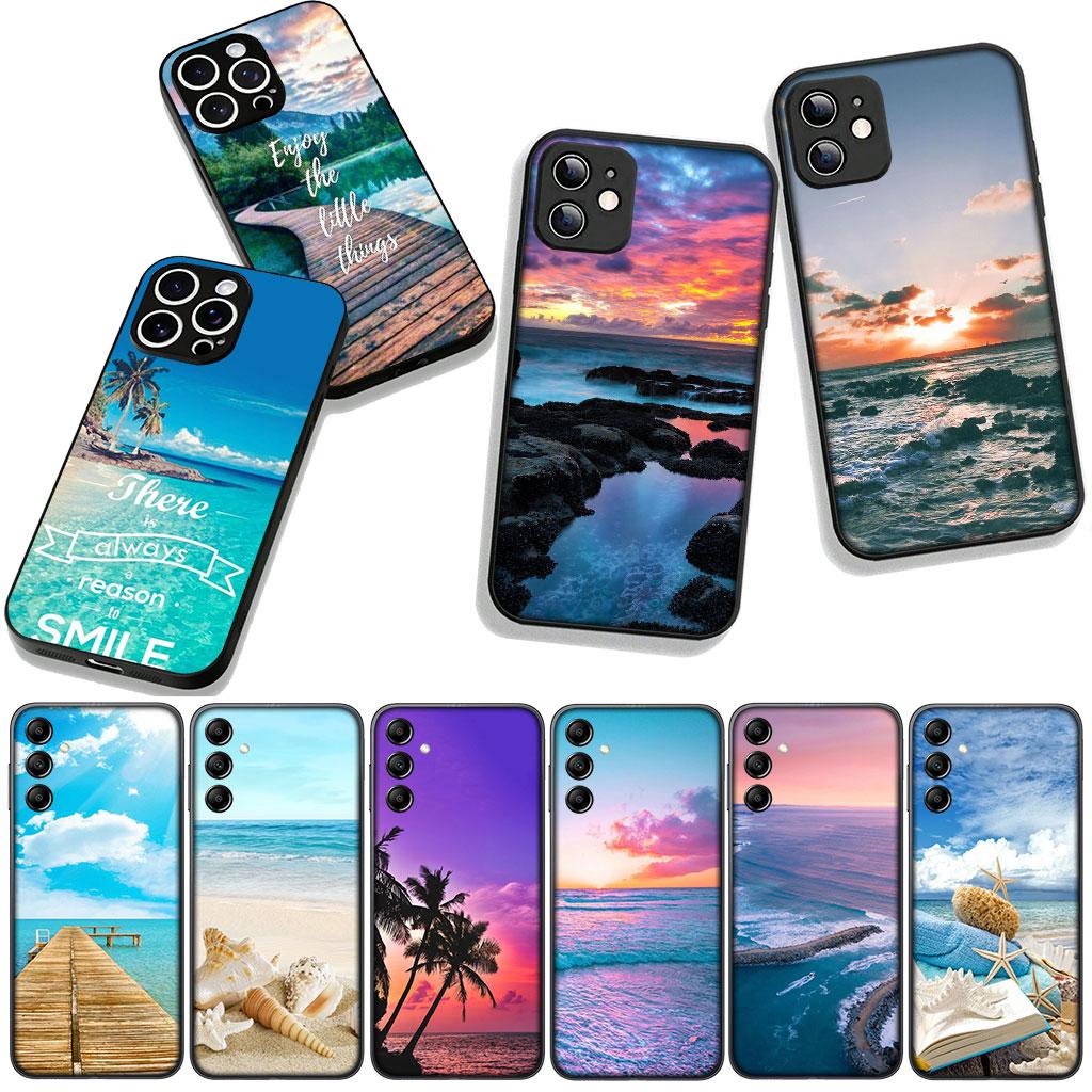 Mountain Sea Beach Travel Phone Cover for OPPO A54 A40 A60 A80 A18 A16 A17 A38 A78 A79 A57 A58 A3 Pro A96 A15 A12 Case
