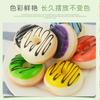 1pc Simulation Colorful 5cm Donuts Bread Fake Cake Fun Ornament Pendant Slow Rebound Toys  Playsets Fake Food Decor Photography Props