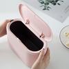 Button Plastic Desktop Trash Bin Portable Table Waste Dustbin Lightweight