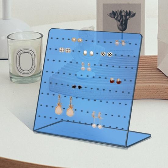 Acrylic Earring Rack Stylish Jewelry Display Space-Saving Long Lifespan Jewelry Rack for Store Home
