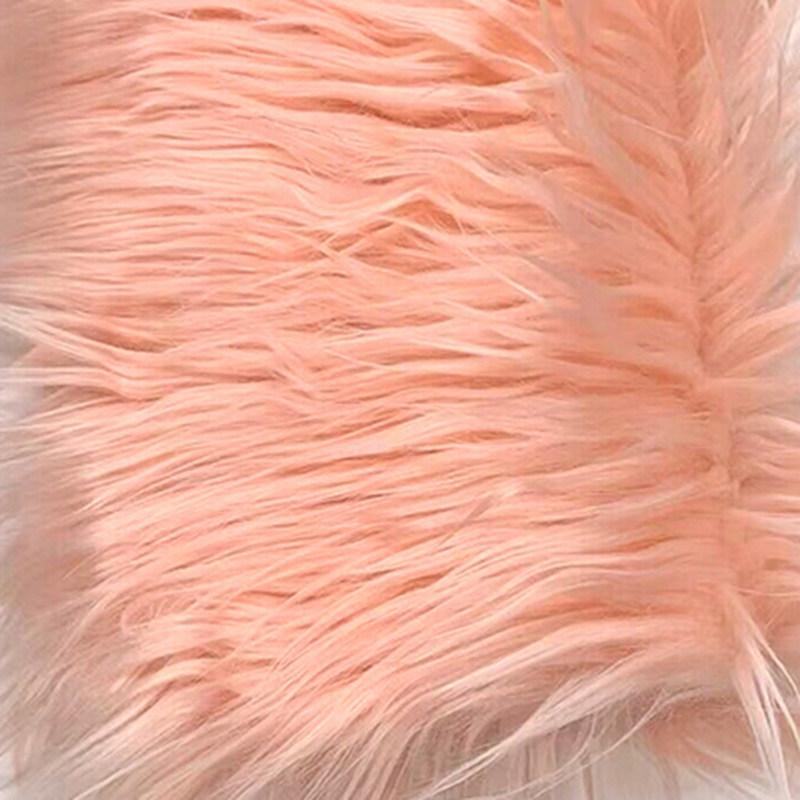 50/100cm Colorful Faux Fur Fabric Imitation Plush Cloth for Patchwork Sewing Material DIY Doll Beard Hair Chair Decorative Cover