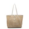 Korean Version of the New Product Niche Design Mori Hollow Straw Woven Tote Bag Large Capacity Casual Versatile Single Shoulder Mother and Child