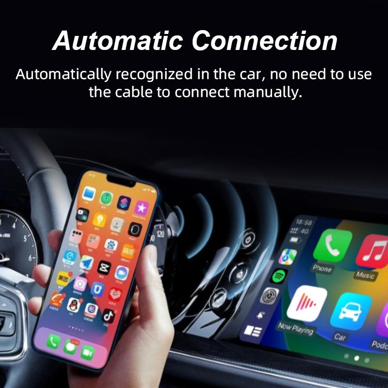 2in1 NEW Wireless CarPlay Android Auto Wireless Adapter Smart Mini Box Plug And Play WiFi Fast Connect Universal