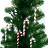 4pcs Shatterproof Lollipop Cane Pendant Colorful Candy Cane Hanging Decor  Photographic Props
