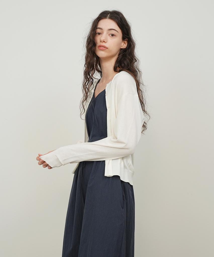 PAUL&ALICE String Sleeveless Dress / Navy