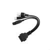 28GC Motorcycle Adapters Cable 16Pin Female To 3 4 6Pin Male OBDII Diagnostic Tool Motorcycle Diagnostic Cable for Bikes