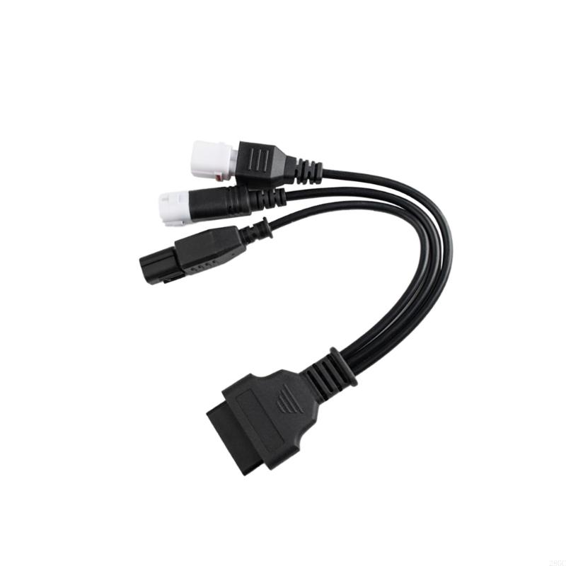28GC Motorcycle Adapters Cable 16Pin Female To 3 4 6Pin Male OBDII Diagnostic Tool Motorcycle Diagnostic Cable for Bikes