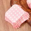 200pcs Disposable Muffin Mold Paper Cake Cups Pastry Tool Non-Stick Square Cupcake Tray High Temperature Baking Cake Liners Oven