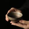 Ancient Style Japanese Style Tea Cup Iron Glaze Handmade Tea Cup Ceramic Tea Cup  for Tea Making