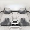 Atsafepro Car Cushion Head Pillow To Protect the Lumbar Neck Comfort and Relaxation Vacuum Memory Foam Car Interior