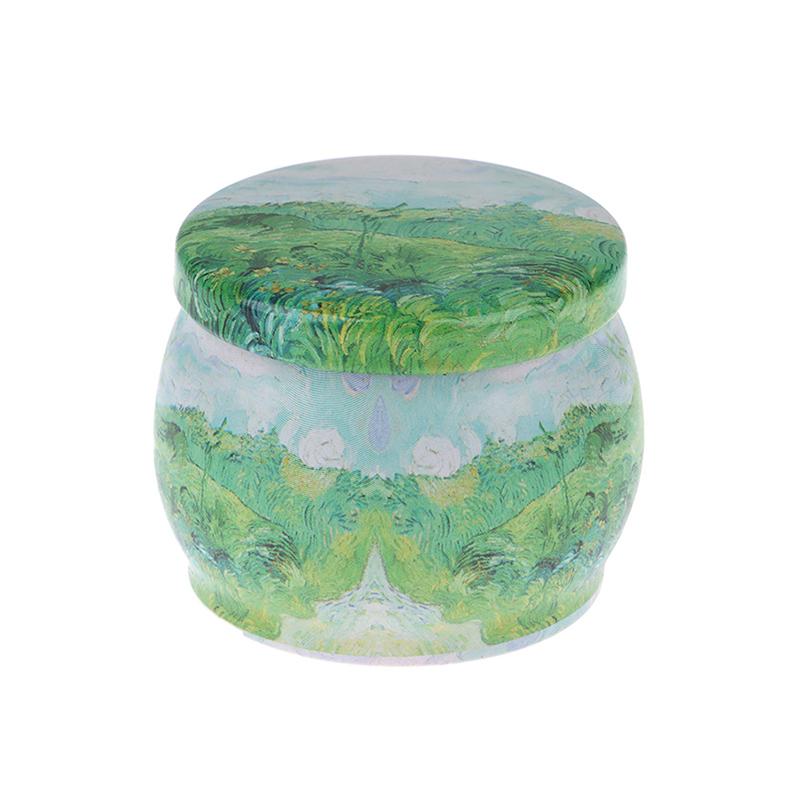 Vintage Candle Tin Can Candy Cookie Storage Box Dry Spice Storage Jar Suitable Diy Candle Cosmetic Ointment Making Christmas