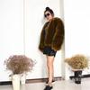 New Fashion Coat Women's Casual Long-sleeved Imitation Fox Hair Slim Coat