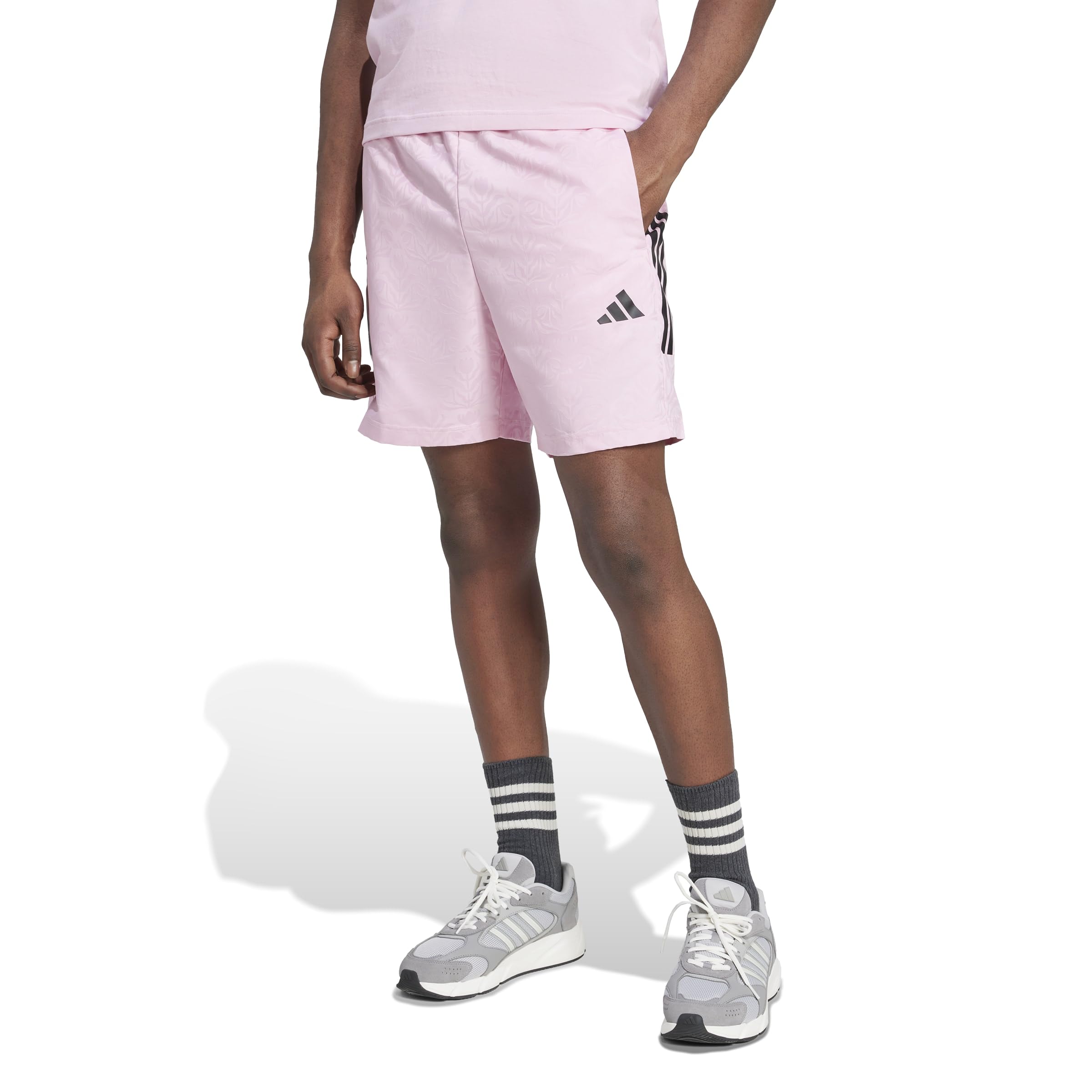 

Adidas Tilo Woven Shorts JVI16 True Men s Pink/Black (JW0240)