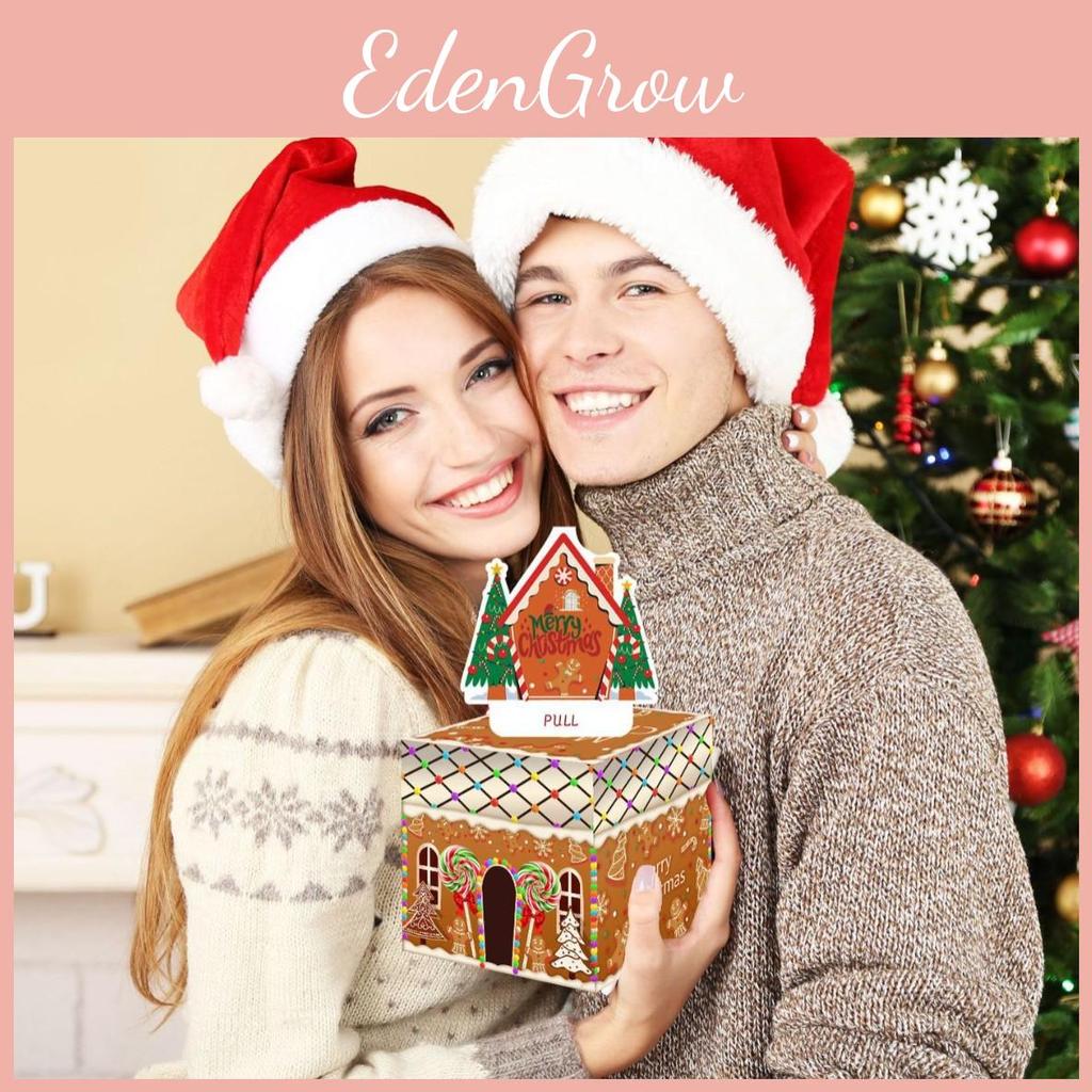 Theme Candy Christmas Gingerbread Man Money Box Holiday Gatherings Props Decor