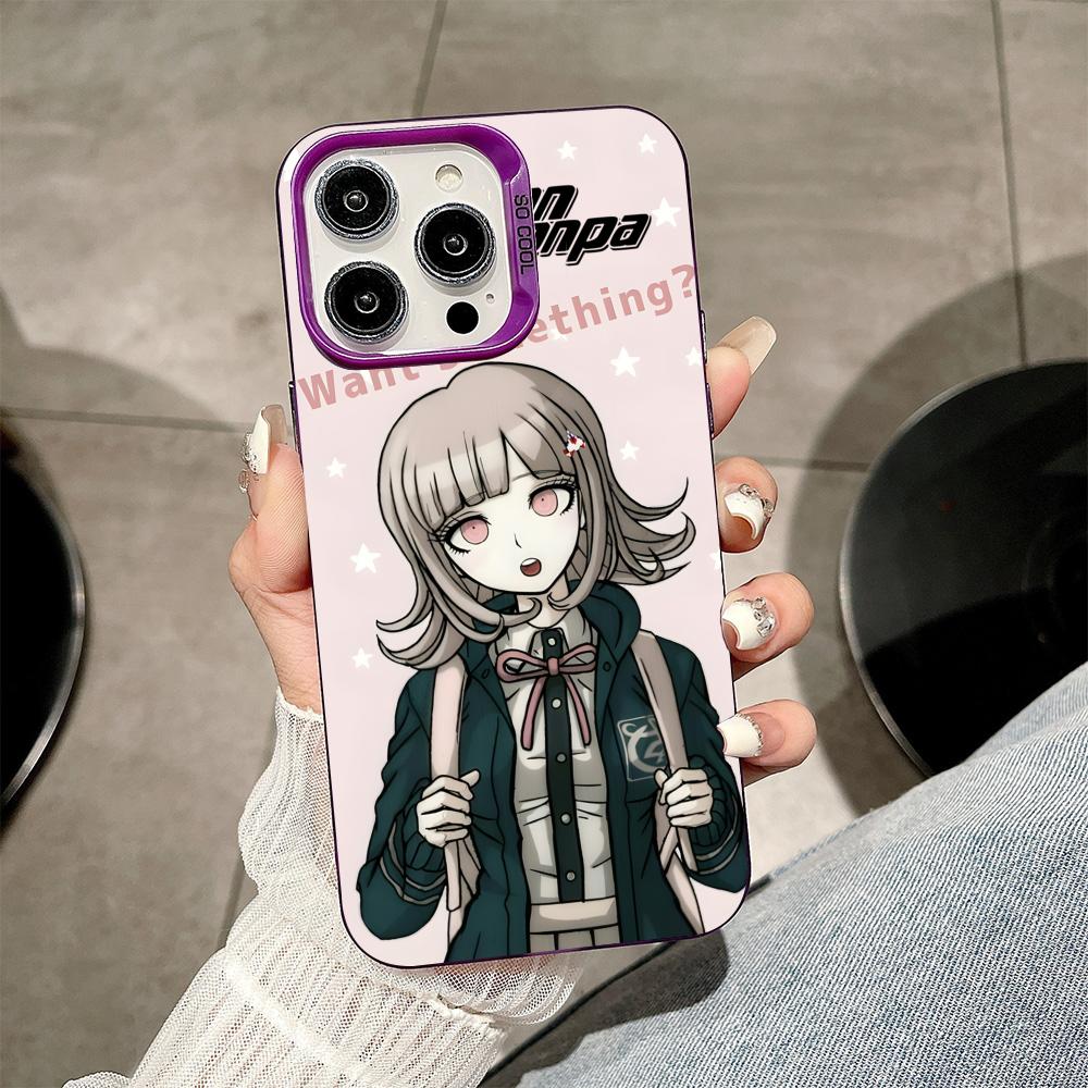 

Danganronpa Chiaki Nanami Phone Case for iPhone 17 16 15 14 13 12 11 X XR XS Air Pro Max Plus Purple Colorful Silver Cover iPhone 13