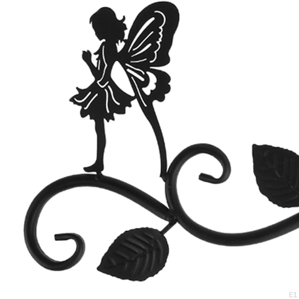 Hanging Hook Wall Mounted 2x Decorative Bird Feeder er Flower Leaf Shape Durable Hanger Hooks Stand