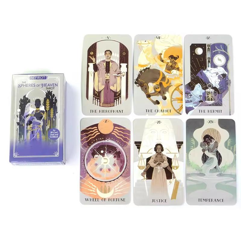 The Spheres of Heaven Tarot 80 Card Deck Inspired By Marseille Tarot Kabbalistic Teachings Esoteric Wisdom