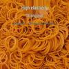 High Elasticity Yellow Cowhide Rubber Bands for Industrial Use and Vegetable Binding