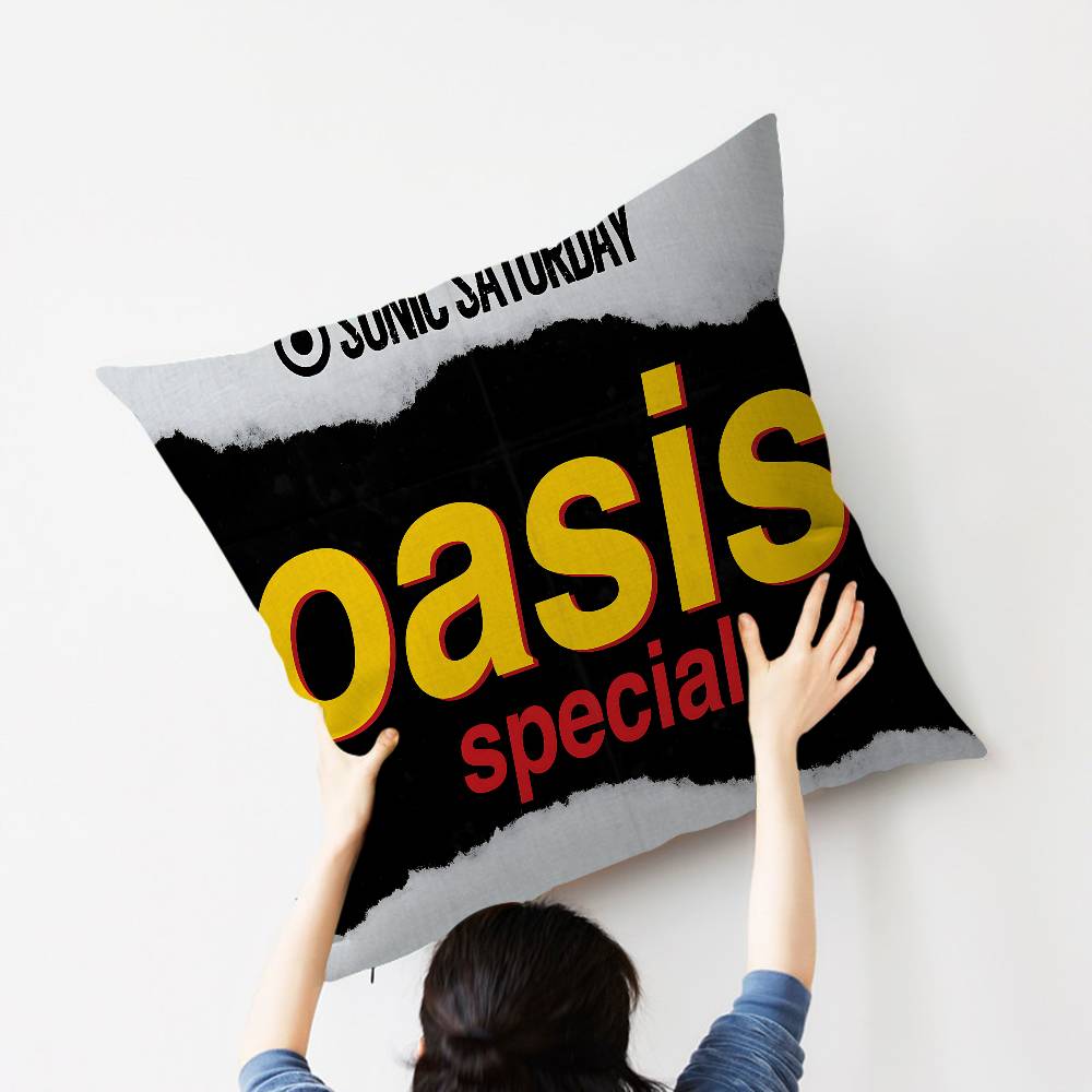 Band O-Oasis Pillow Gift Home Office Decoration Pillow Bedroom Sofa Car Cushion CoverPillow Case