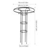 Gartenlaube Sonnenschirm Turm Pflanzenrankgitter Für Kletterpflanzen Unterstützung DIY Kletterrankgitter Blumenhalter Mode