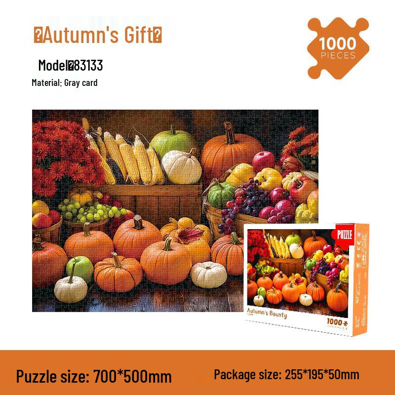 1,000-Piece High-Difficulty Jigsaw Puzzle for Adults - Stress Relief and Boredom Buster Featuring Famous Van Gogh Oil Paintings.