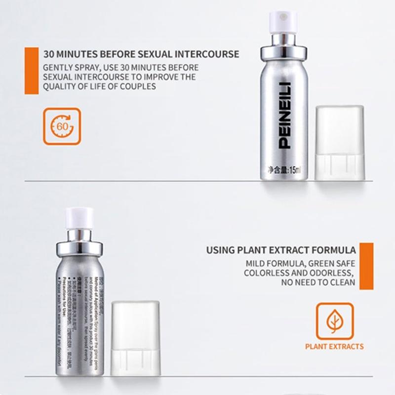 Time delay men's fashion growth lasting spray longer