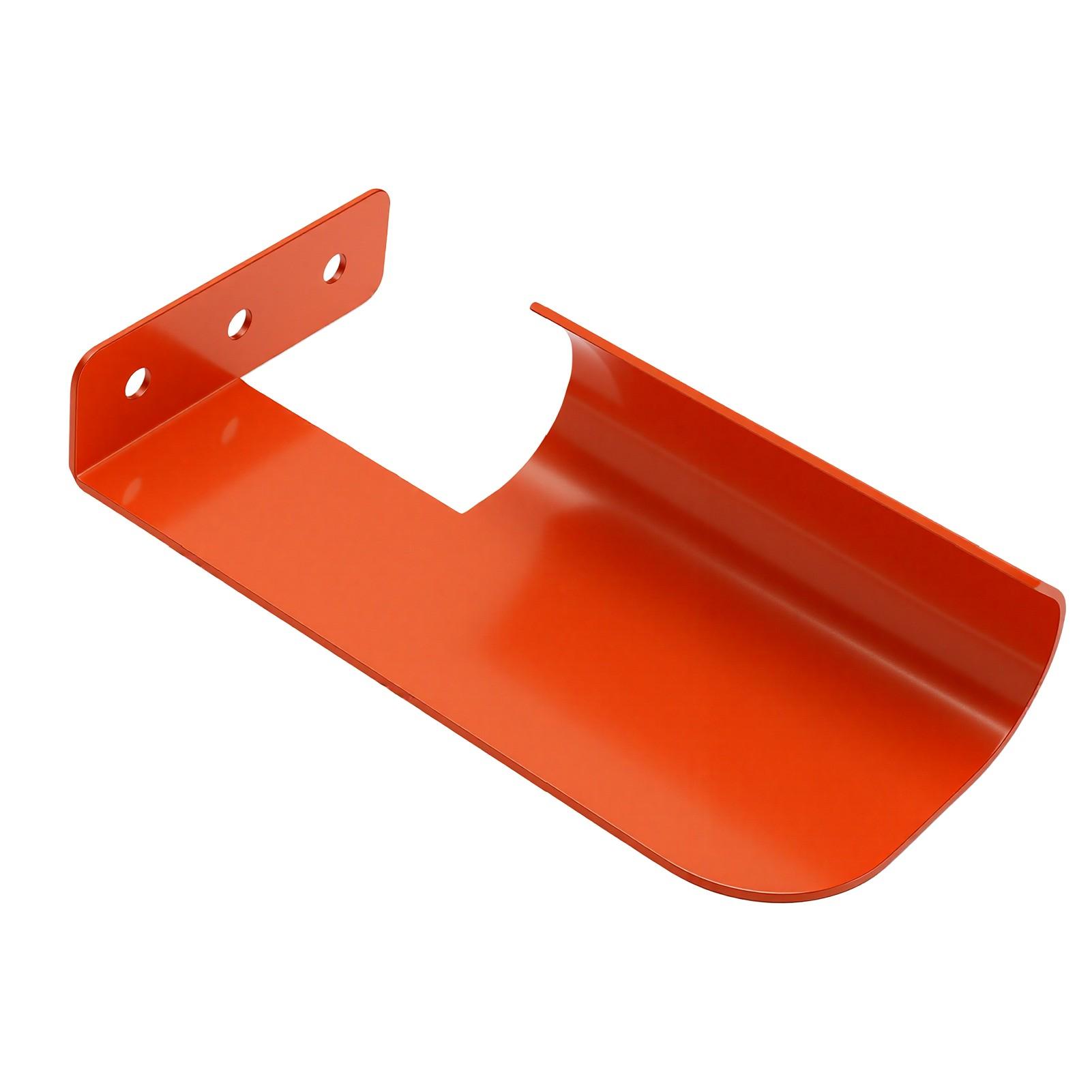Supports de tronçonneuse Support mural Acier inoxydable Robuste Étagère de rangement pour garage pour atelier Sous-sol Rangement d'outils de jardin orange