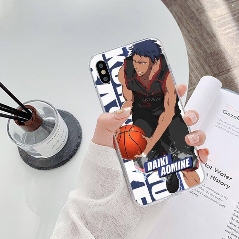 Daiki Aomine Kuroko Phone Case For IPhone 14 13 12 11 XS X 8 7 6 Plus Mini Pro Max SE 2022 Soft Transparent Phone Cover