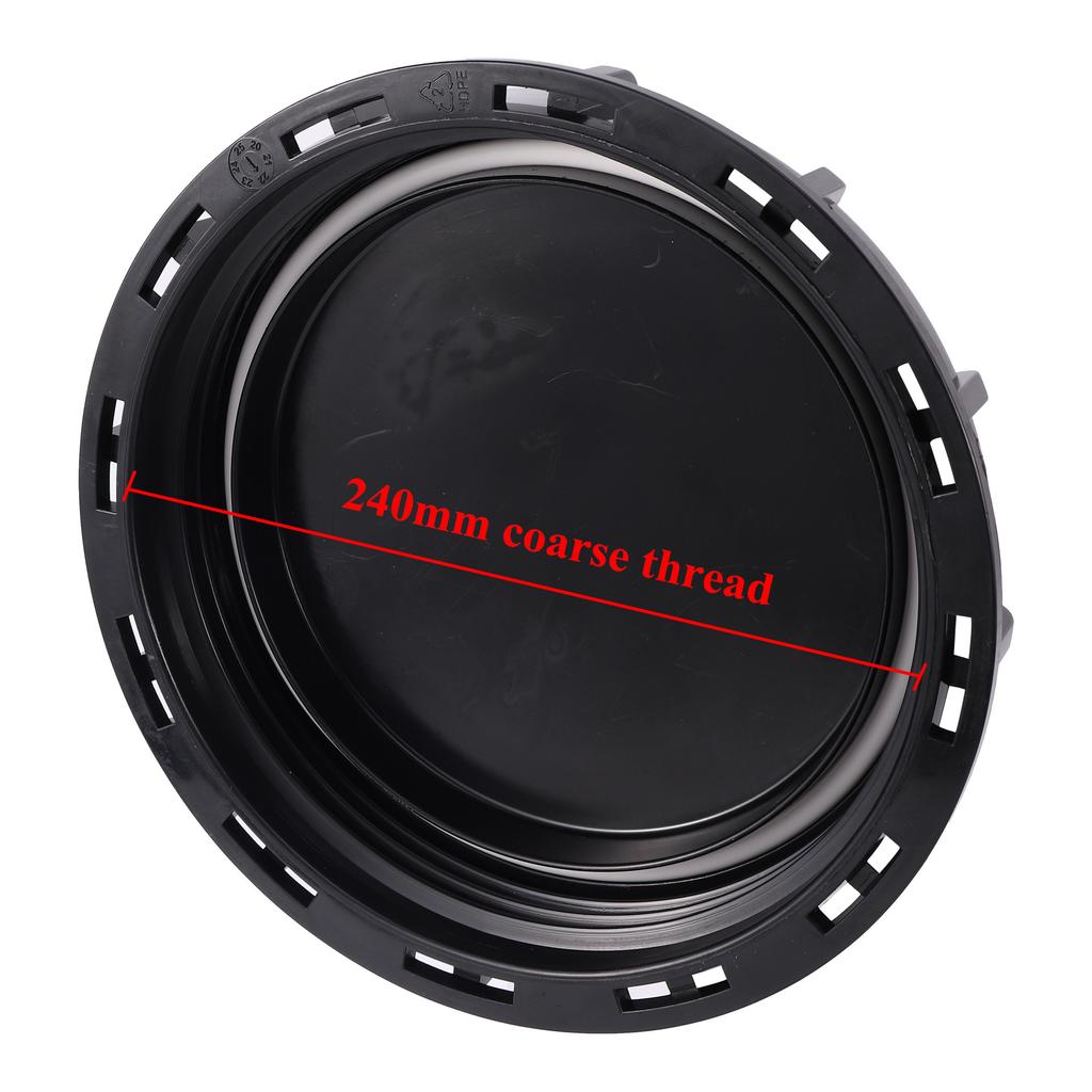 IBC Tank Lid Ton Barrel Cover S60 100mm 163mm 240mm Coarse Thread Water Tank Breath Cover Double Hole 1000L Tank Dust-proof Lid