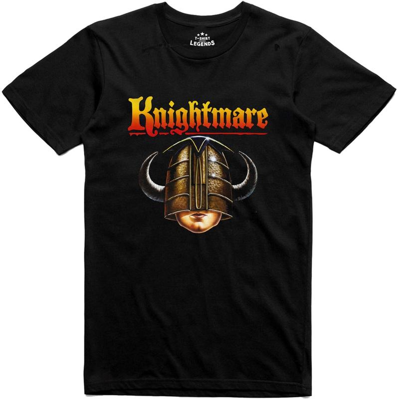 Knightmare TV Show Unisex T-Shirt David Rowe Helmet of Justice Logo Officially Licensed S