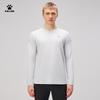 KELME Spring Cotton-Feel Quick-Dry Long Sleeve Sports T-Shirt Running Football Training Long Sleeve Sportswear Agate