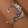 Retro Gothic Elf Wing Ear Clips: Dark Punk Devil & Dragon Style Earrings for Women
