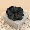 Korean Plaid Double Layer Hair Tie - Low Ponytail & Bun Accessories