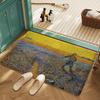 Starry Night Van Gogh Art Bathroom Mat Retro Multiple Choice Living Room Kitchen Rug Non-Slip Bedside Mats