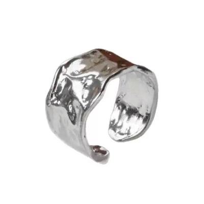 Geometric Metal Open Ring