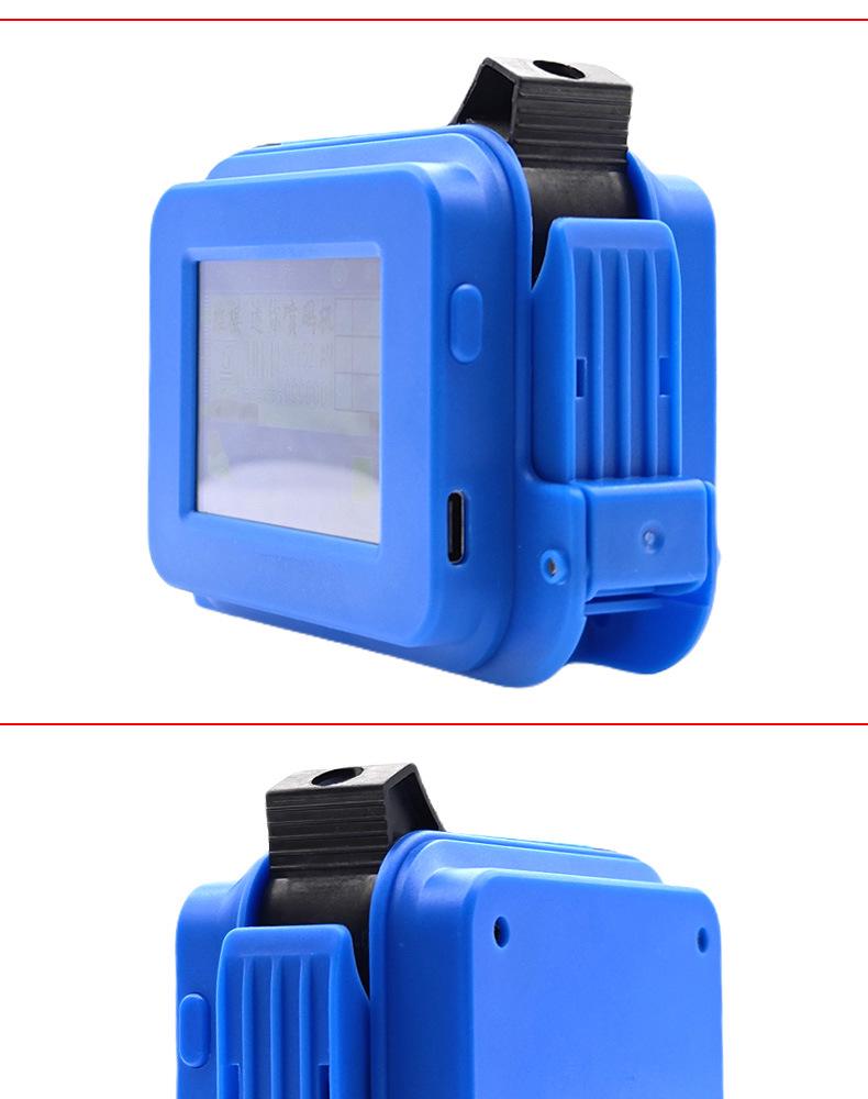 Compact Handheld Inkjet Printer for QR Codes On Embossed Surfaces