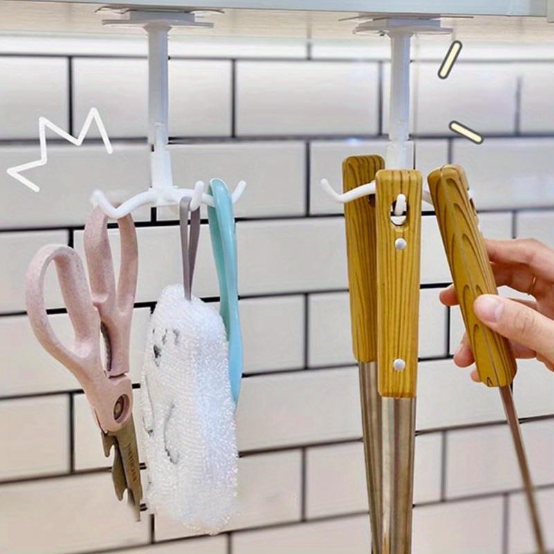 Jewelry Organizer Necklace Display Stand Ring Headwear Holder Hanging Earring Rack Props Plastic Hook Wall Sticker