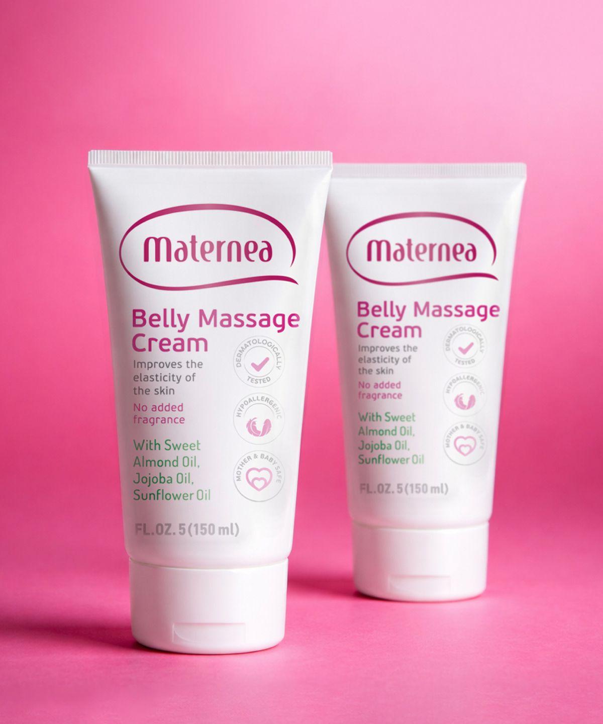 Belly Abdominal Body Pregnancy Massage Cream 150ml (2-pack)