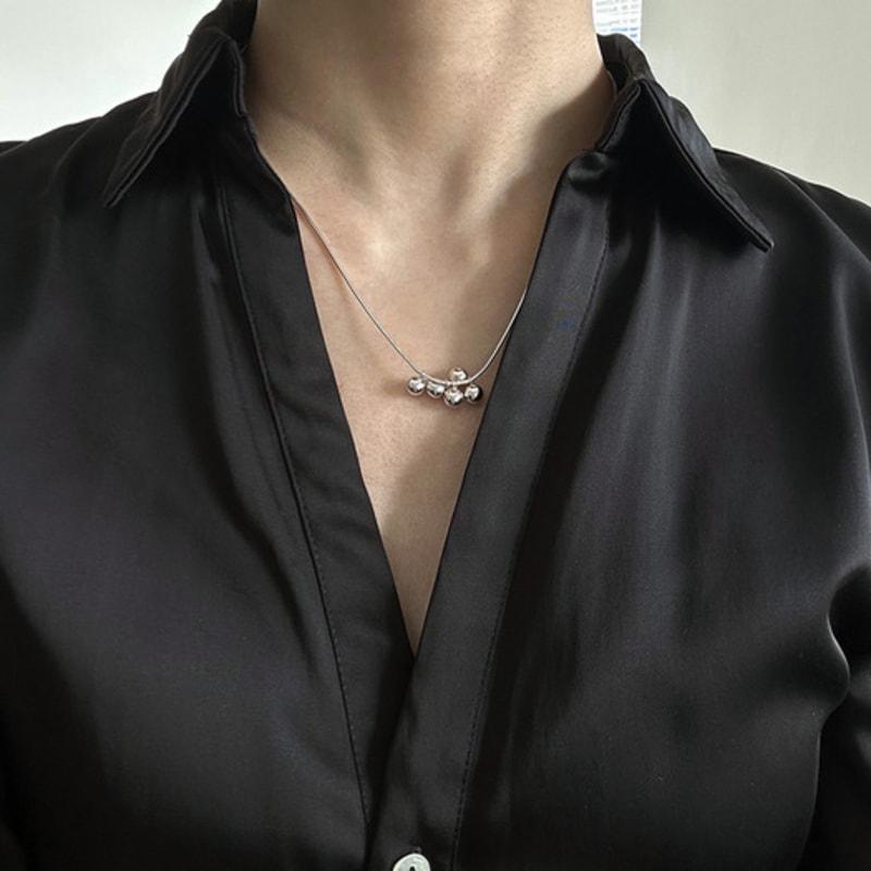 

mosxe [925silver] Grape necklace silver