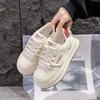 New platform trend little white shoes women's autumn 2025 new student board shoes versatile height-increasing sports and leisure shoes
