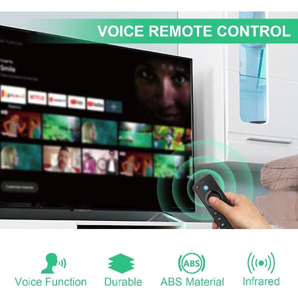 Replacement Voice Remote 3rd Gen,Compatible with AMZ Smart TV (Stick/4K/4K Max/Lite/Cube),for Insignia-Toshiba-Pioneer Smart TV