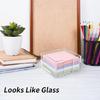 Large Sheets Writing Pad Stick Note Set In Premium Plastic Case Multiple Color Option For Productive Office Organization