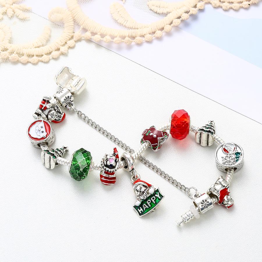 Bracelet de Noël Père Noël perlé Bijou DIY Cadeau